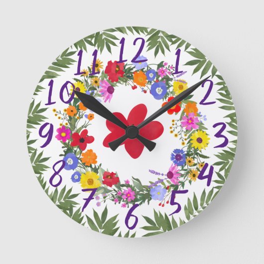 Horloge Ronde Wall Clock (Recto)