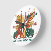 Horloge Ronde Wall Clock (Angle)