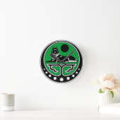 Horloge Ronde Wall Clock Chechen Wolf (Maison)