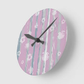 Horloge Ronde Wall Clock – Gingham Orchard (Angle)