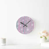 Horloge Ronde Wall Clock – Gingham Orchard (Maison)