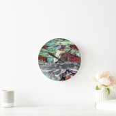 Horloge Ronde Wall Clock – Strata Pulse (Maison)