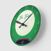 Horloge Ronde Wall Hanging, heure des départs (Angle)