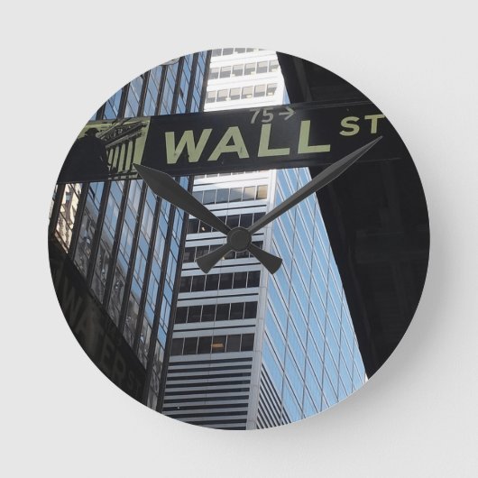 Horloge Ronde Wall Street (Recto)