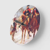 Horloge Ronde Washington Et Lafayette À Valley Forge (Angle)