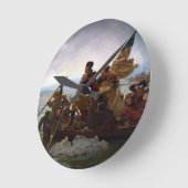 Horloge Ronde Washington traversant le Delaware (Angle)