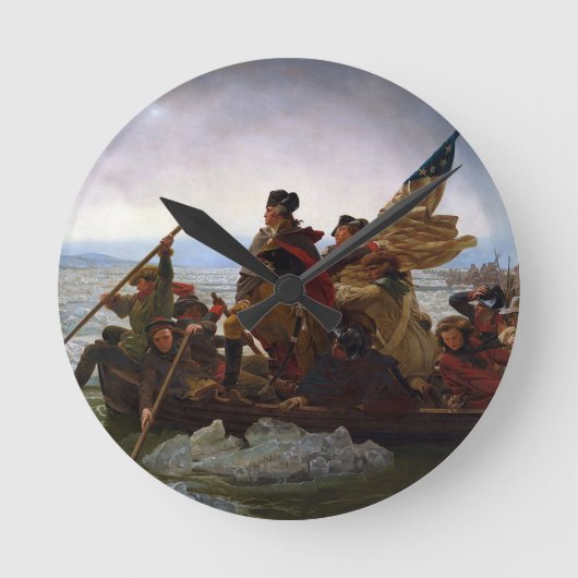 Horloge Ronde Washington traversant le Delaware (Recto)