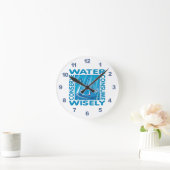 Horloge Ronde Water Conservation (Maison)