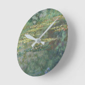 Horloge Ronde Water Lily Pond Claude Monet (Angle)