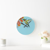 Horloge Ronde Watercolor Hummingbird (Maison)