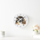 Horloge Ronde Watercolor sloth (Maison)