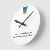 Horloge Ronde Waterford time, Time for a Cuppa and a Blaa (Angle)