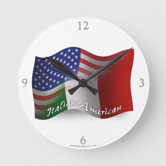 Horloge Ronde Waving Flag (Recto)