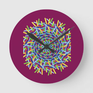 Horloge Ronde Weird Wall Clock