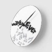 Horloge Ronde Whatever Decorative Analog Wall Clock (Angle)