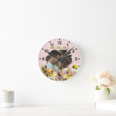 Horloge Ronde Where Love Blooms | Personalized Spring Romance  (Maison)