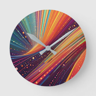 Horloge Ronde Whirlpool Abstrait