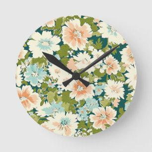 Horloge Ronde Whisper Floral Time