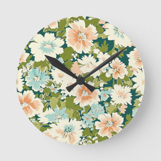 Horloge Ronde Whisper Floral Time (Recto)