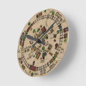 Horloge Ronde Whistlestop, Texas (Angle)