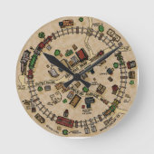 Horloge Ronde Whistlestop, Texas (Recto)