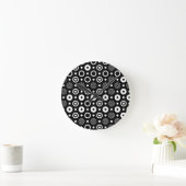 Horloge Ronde White circles and dots (Maison)