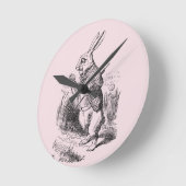 Horloge Ronde White Rabbit_Alice au pays des merveilles (Angle)