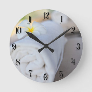 Horloge Ronde White Spa