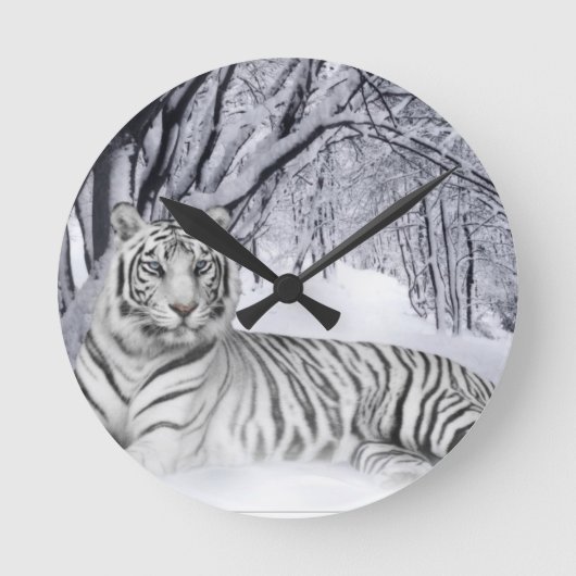 Horloge Ronde white+tiger+toxiques (Recto)