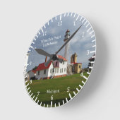 Horloge Ronde Whitefish Point Lighthouse clock (Angle)