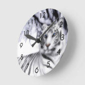 Horloge Ronde WhiteTiger (Angle)
