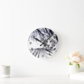 Horloge Ronde WhiteTiger (Maison)