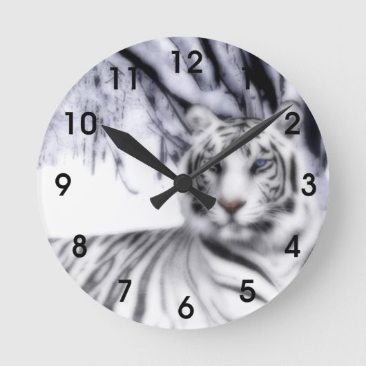Horloge Ronde WhiteTiger (Recto)