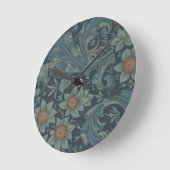 Horloge Ronde William Morris Orchard Art Motif (Angle)