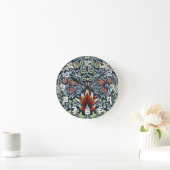 Horloge Ronde William Morris Snakeshead Floral Classique Botaniq (Maison)