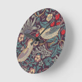 Horloge Ronde William Morris Strawberry (Angle)