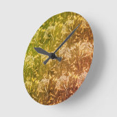 Horloge Ronde William Morris Tulips (Angle)