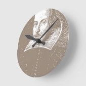 Horloge Ronde William Shakespeare (Angle)