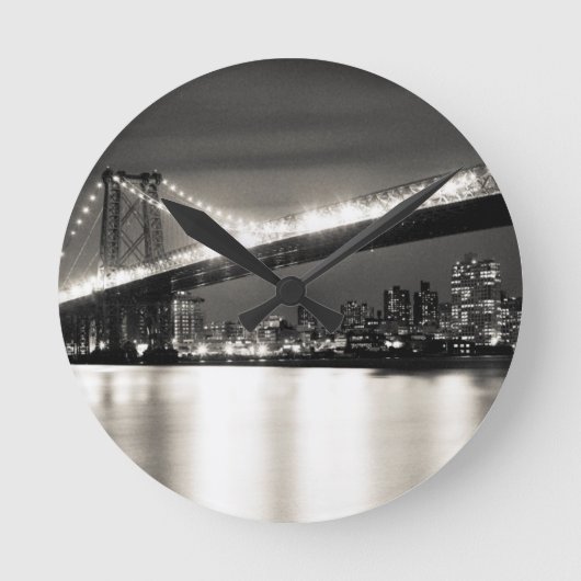 Horloge Ronde Williamsburg bridge à New York (Recto)