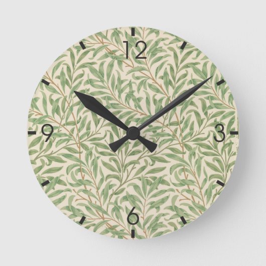 Horloge Ronde Willow Bough (par William Morris) (Recto)