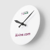 Horloge Ronde Wine Stand VINE オリジナルロゴ時計 (Angle)