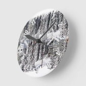 Horloge Ronde Winter Retreat (Angle)