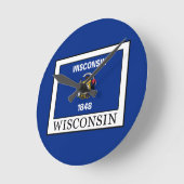 Horloge Ronde Wisconsin (Angle)