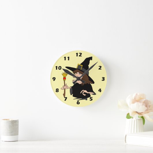 Horloge Ronde Witch Design (Maison)