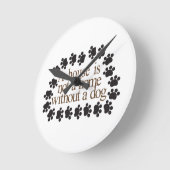 Horloge Ronde Without (Angle)