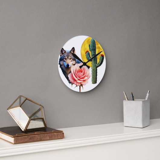 Horloge Ronde Wolf14 : (Bureau)