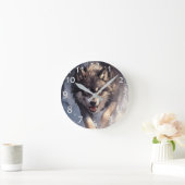 Horloge Ronde Wolf in winter (Maison)