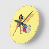 Horloge Ronde Wonder Woman & PB (Angle)