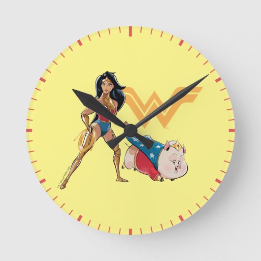 Horloge Ronde Wonder Woman & PB (Recto)