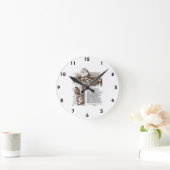 Horloge Ronde Wonderland Alice Humpty Dumpty Conversation Citati (Maison)